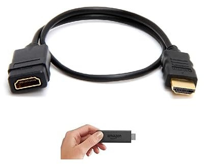 TV HDMI 0.5 Meter Male to Female Extender Extension Wire Cable Lead For Chrome Cast/Amazon Fire Stick/Media Dongles