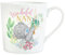 Me to You Tatty Teddy 'Wonderful Nan' Boxed Ceramic Mug - Official Mother's Day Collection, Light Grayish