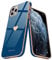 Teageo for iPhone 11 Pro Max Case Cute Heart Pattern for Women Girls Slim Luxury Bling Plating Soft TPU Anti-Scratch Shockproof Bumper Phone Case for iPhone 11 Pro Max, Royal Blue