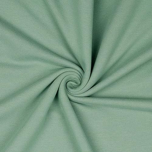 Bio Soft Sweat | Uni | zertifiziert | viele Farben | Meterware (dark mint)