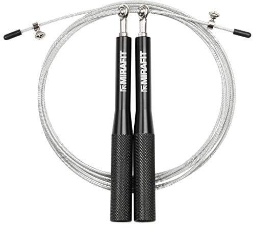 Mirafit Adjustable 3m Ball Bearing Speed Skipping Rope - Aluminium Handles