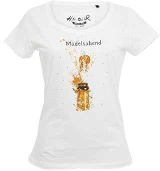 Hangowear Damen T-Shirt MAEDELSABEND weiß S