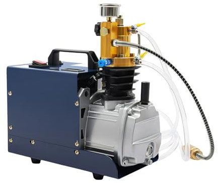 PCP Kompressor 30 MPa Luftkompressor 1800W Tauchkompressor Verdrängung 80L/min Hochdruckluftpumpe Einschaltdauer Luftpump für kleine Behälter bis zu 0,22 Gallonen