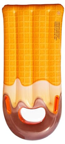 Visiblurry Aufblasbares Bodyboard mit Griffen, aufblasbares Surf-Bodyboard | Schwimmendes aufblasbares Schwimm-Bodyboard | Schwimmende Surfbrett-Hilfsmatte für Kinder, und Mädchen