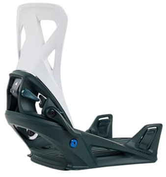 Burton Step On Re:Flex - Fijaciones de snowboard para hombre, esmeralda profunda/blanco, L