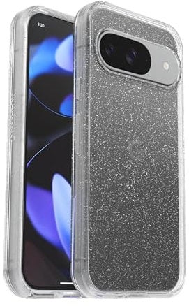 OtterBox Symmetry Clear Case for Google Pixel 9 / Pixel 9 Pro, Shockproof, Drop proof, Protective Thin Case, 3x Tested to Military Standard, Stardust/Clear