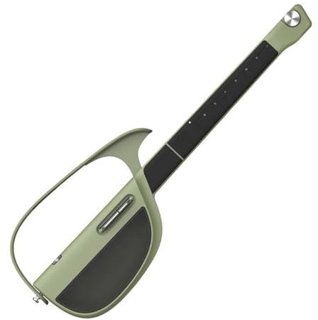 Intelligente Saitenlose E-Gitarre, Fusion-Begleitgitarre mit Kopfhöreranschluss, Automatische Akkordbegleitung, Spielende und Singende EIN-Personen-Band (Green)