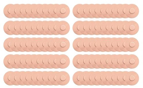Suoumwa 100 Patchs Adhésifs pour Capteur Freestyle, Imperméables, pour Moniteur de Glucose en Continu pour le Sport, Autocollants de Recouvrement.