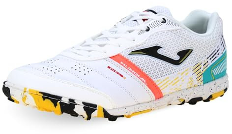Joma Fußballschuhe Mundial 25 Turf Code MUNS2502TF Weiß, Weiß Schwarz Multicolor, 44 EU