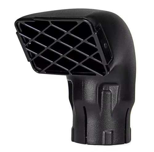 Air Filter Intake Hose 3 Inch Air Snorkel Air Ram Heads Top Replacement For 4X4 Air Flow Air Intake No Pipe Clamp Hoop Clip Ring Cold Air Intake Pipe(Black 3 Inch)