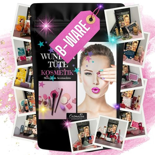 COSMEZIA Make Up Set Wundertüte B Ware Kosmetik Überraschungstüte Makeup Markenprodukte Beauty Überraschungsprodukte, Marken Make-Up, Lippenstift, Lipgloss, Makeup-Tools, Beauty-Accessoires