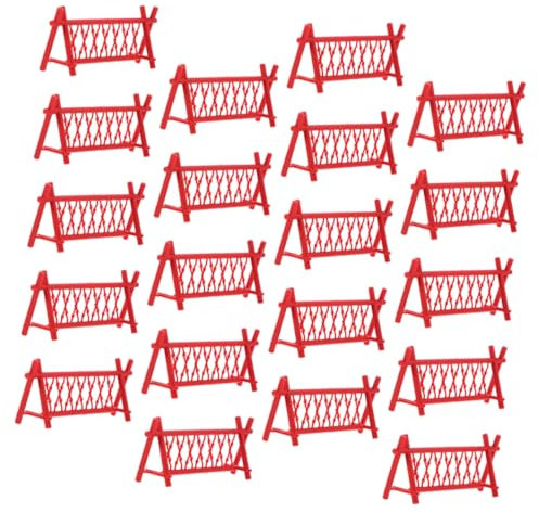 UTHCLO 40stücke Miniatur-Zaun Für Feengarten Kleiner Lattenzaun Dekorativer Gartenzaun Modellzaun Für Puppenhaus Bauernhof-spielset Blumentopfzaun Weihnachtsbaumzaun