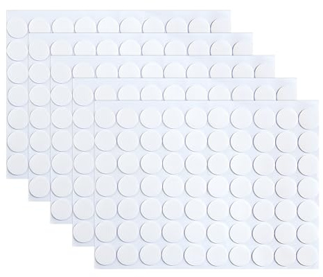 350 Stück Doppelseitig Klebepunkte Transparent, 20 mm Keine Spuren Wasserdichte Punktaufkleber Abnehmbar Selbstklebende Klebepunkte für Hochzeit Geburtstag Party Dekorationen DIY Scrapbooking