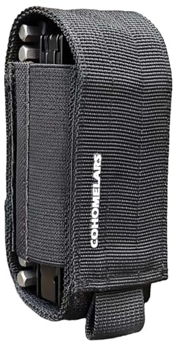 Multitool Sheath - Fits Leatherman,Gerber,SOG (4.5''-5.5'') Tools - MOLLE & Belt Compatible Nylon Multi-tool Holster Pouch,Black