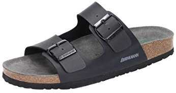 Dr. Brinkmann Herren Dr. Brinkmann Pantoletten, Schwarz, 45 EU