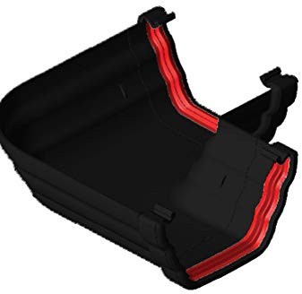 Ogee Gutter 90 Degree Bend (Black)