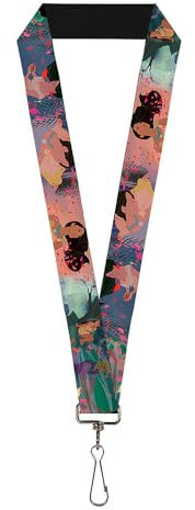 Buckle-Down Lanière-1.0-Scènes Pocahontas & John Smith Chaîne de clé, Multicolore, Taille Unique Mixte