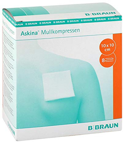 ASKINA Mullkompressen 10x10 cm steril 25X2 St