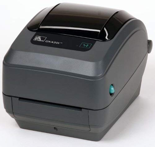 Zebra GK420t (Rev. 2) Etikettendrucker [USB, Parallel & Seriell / RS232] (Renewed)