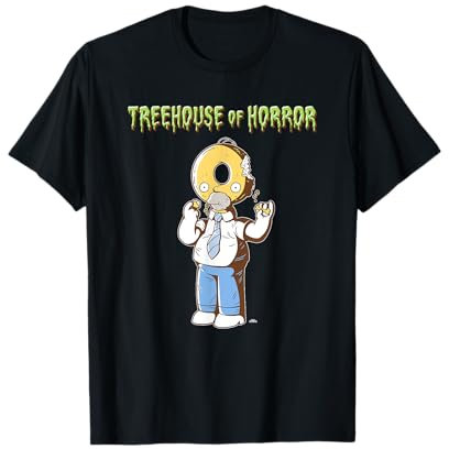 The Simpsons Treehouse of Horror Homer Donut Head Halloween T-Shirt