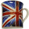 Union Jack Mug Cup - Spin Flag Design / Dishwasher Microwave Safe / for Coffee/Tea/Hot Chocolate/Milk/Cappuccino/Red White Blue/British Souvenir from London England United Kingdom/for Home Kitchen
