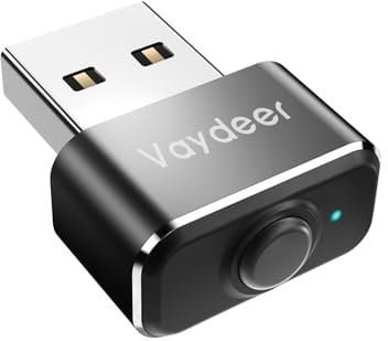 VAYDEER Mouse Jiggler, USB Maus Beweger Hält Computer/Laptop Wach, Nicht Nachweisbar Maus Jiggler mit 3 Jiggler-Modi,Treiberfrei mit EIN/Aus-Schalter und Speicherfunktion, Plug-and-Play