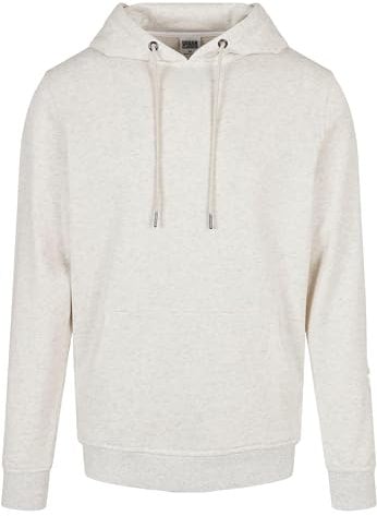 Urban Classics Herren Kapuzenpullover Basic Terry Hoody, Farbe lightgrey, Größe S