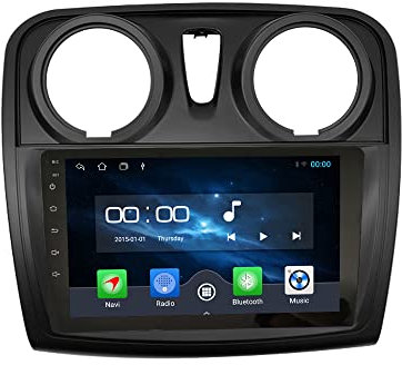 ZERTRAN Autoradio Android 10 Car Navigation Reproductor Multimedia estéreo GPS Radio 2.5D Pantalla táctil paraRenault Dacia sandero 2012-2017