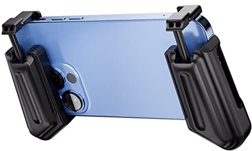 dobooo 2 Pcs Mobiler Gamecontroller mit Triggern | Gamepad Mobile Game Handle, Case Folding Holder Mobile Controller 6-Finger-Bedienung