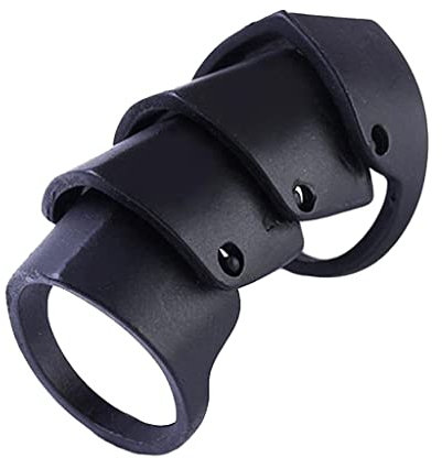 JISADER Anello per Dito a Snodo con Armatura Lunga Punk Rock Gotico 18 Argento,