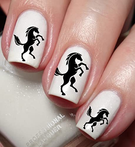 Celtic & Heraldic Horse Nail Art Decal Sticker