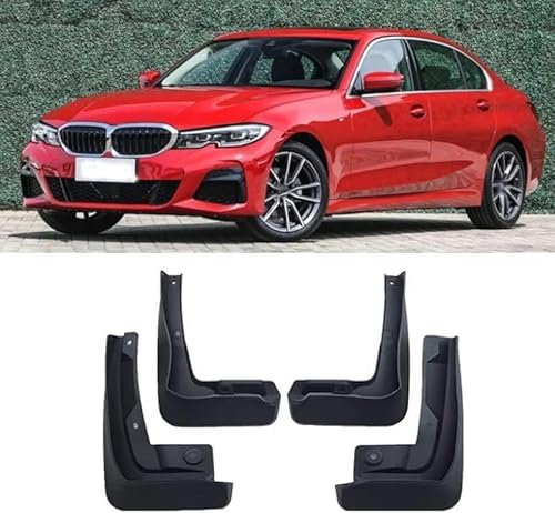 Auto Schmutzfänger, für BMW 3 Series E90 E91 E92 F30 F31 G20 2019-2022 Vorne und Hinten, Kratzfestem Kotflügel Zubehör Spritzschutz Antikollisionsstreifen