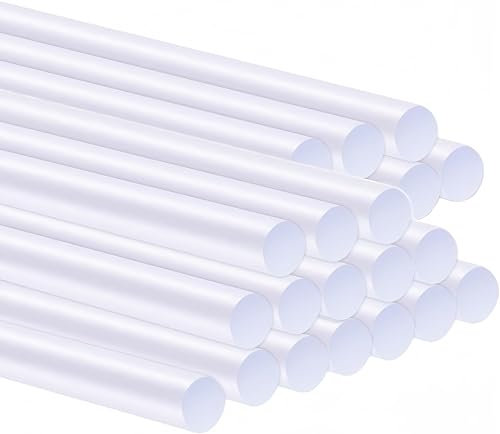 PUTOAHAO 18 Pièces Baton De Colle pour Pistolet 11mm,Bâtons de Colle Chaude 11 x 190mm,Colle Pistolet À Colle Adhésif Transparent pour Pistolet À Colle Chaude 11mm
