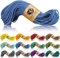 Ganzoo Paracord 350 Seil, Nylon Polyester, 2,5mm, Typ 1, 30m, Outdoor Schnur, Allzweckseil, Takelung für Armband, Hundehalsband, Hundeleine Knüpfen, Camping Survival, Ozean blau