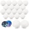 IOPJLK Coquilles Saint-Jacques 20 Pièces, Naturel Grand Coquille 6-8cm, Blanc Décorations de Coquille Coquillages, Coquilles de Première pour Mariage de Plage et Océan Crafts la Décoration