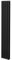 Radiador De Columna Ovalada 1600mm x 240mm Vertical | Negro | Acero | Montado en pared | Kit de fijación y soportes + Cepillo de limpieza GRATIS | Calefacción estufa calefactor