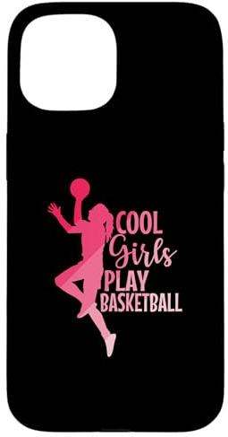 Coole Mädchen Spielen Basketball Mädchen Hülle für iPhone 15