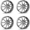 4x Borbet Felgen GTX 8x19 ET42 5x108 titan glossy kompatibel mit Ford C-Max Edge Focus Active Focus Focus Turnier Active Galaxy Ku
