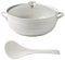 Soupière en céramique avec couvercle en porcelaine blanche Soupière de service Soupière ronde en céramique Bol en céramique pour la décoration de la cuisine de la maison du restaurant Passe
