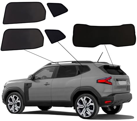 SunClip Protection visuelle & Solaire Compatible avec Dacia Duster III 2024-, Noir