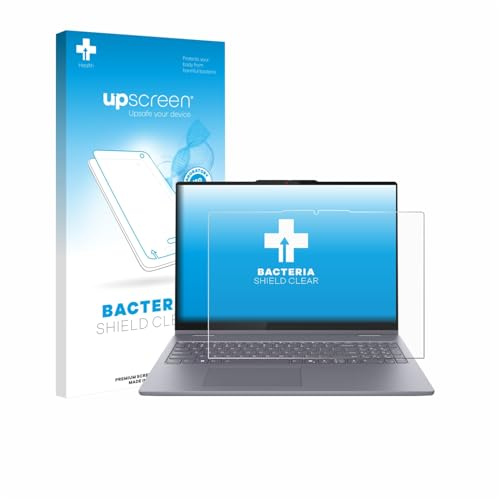 upscreen Schutzfolie für Lenovo IdeaPad 5 2-in-1 14AKP10 | Antibakterieller Displayschutz Made in Germany Transparente Folie HD-Klar