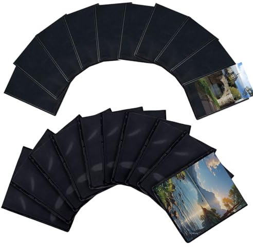 Pluvyze 20 Pcs Magnet Bilderrahmen Magnete Selbst Gestalten Bilderrahmen Magnetisch Fotomagnete Magnetbilderrahmen Geeignet für Fotos, Postkarten und Notizzettel(9.3 * 6.3cm/7.2 * 6.4cm)