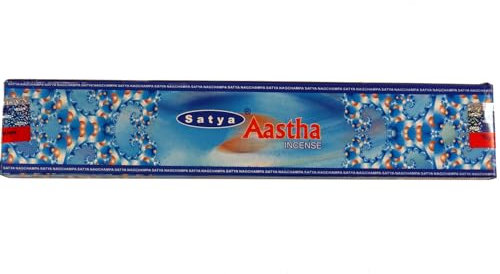 GURU SHOP Räucherstäbchen, Incense - Satya Aastha 15 g, 2x4x21 cm