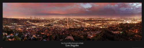 empireposter - Los Angeles - Griffith Observatory - Größe (cm), ca. 158x53 - Türposter, NEU -