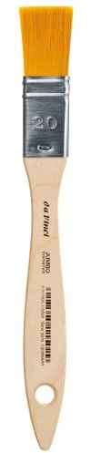 Da Vinci 5076 Series Synthetics Flat Brush, 20, Fiber, Plain Wood, 16.5 x 2 x 30 cm