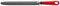 FACOM halbrunde Holzraspel mit Heft, 250 mm lang, 1 Stück, RAB.DRDMD250EMA