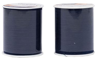 Korbond 320m Sewing Thread – 2 x 160m Spools - Navy Polyester – Hand and Machine Sewing