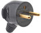 Debflex Prise electrique male - Fiche electrique - Prise male - Prise male 250 V - Fiche male - Fiche electrique male - Broche D.4 - 8mm Sortie Laterale Portefeuille |Noir - Debflex - 713350