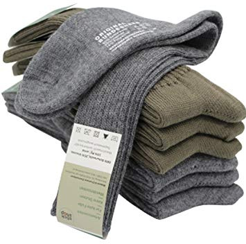 ZIMMERBAUER 3 Paar Bundeswehrsocken aus Wolle - Bundesheersocken, Arbeitssocken, Warme Skisocken, Wandersocken, Wollsocken, Socken für Herren und Damen
