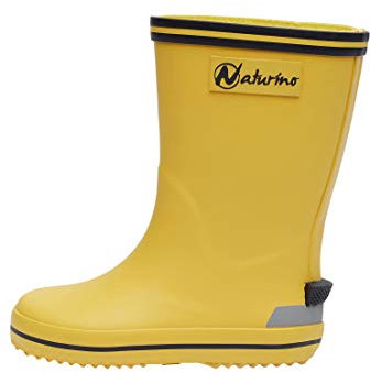 Naturino Stivali da pioggia, Giallo 25